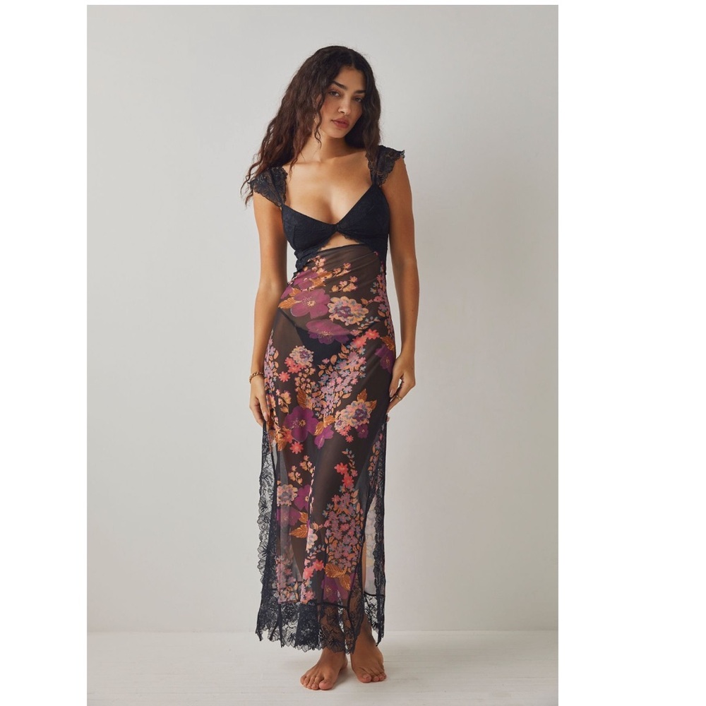 Free People Suddenly Fine Maxi Slip